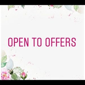 REMINDER!!! Open to offers